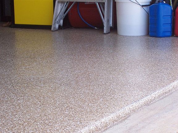 Epoxy Color-Chip flooring