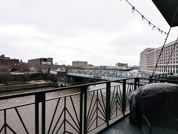 Balcony with River views