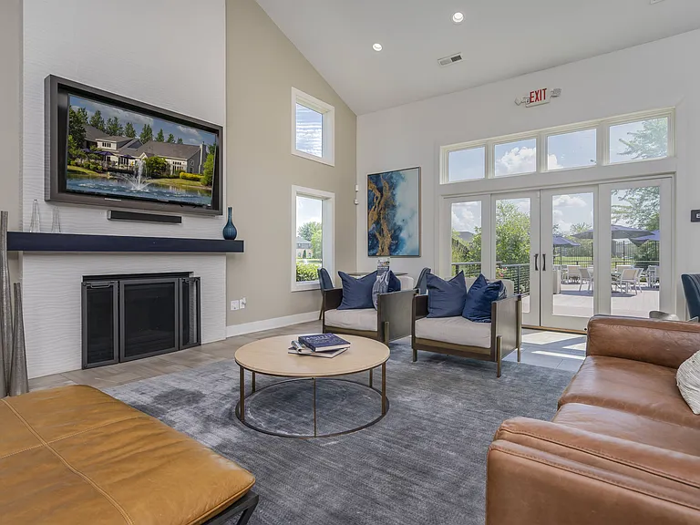 Gather with neighbors in a warm and inviting community space, designed for comfort, connection, and relaxation.