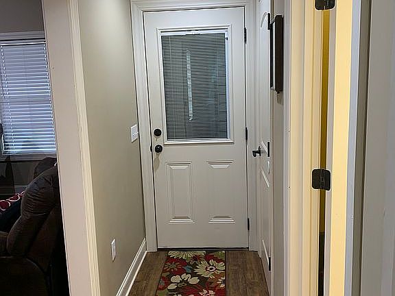 Entry from garage