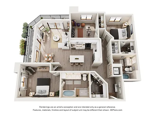 Floor plan C1A