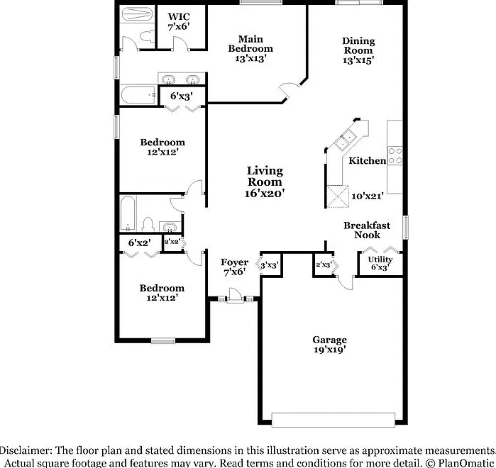 3 bed, 2.0 bath, 1605 sqft, $1,975 — Photo 2