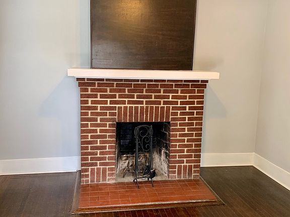 Front room with cozy fireplace