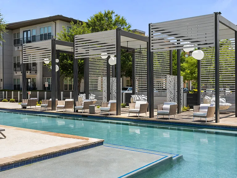 Swimming Pool with Cabanas