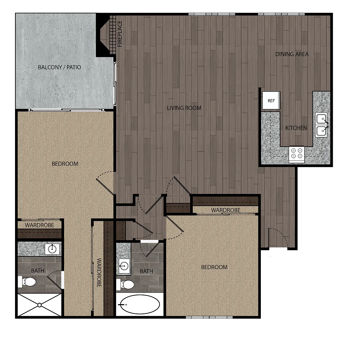 Floor plan Malibu