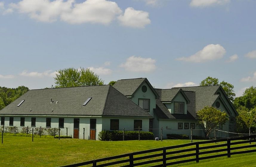 Barn is not in use and sits away from main house.