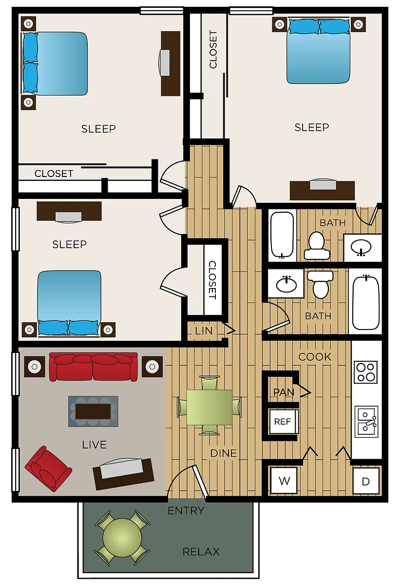 Floor plan C1