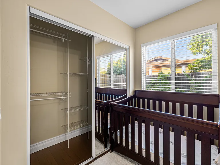 Standard-size baby crib suitable for newborns, babies, or toddlers under 3 years old.
