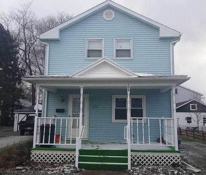 Front of home with porch