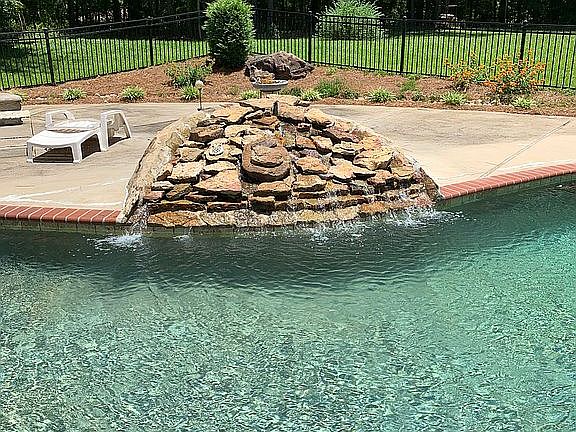 Relax by the waterfall