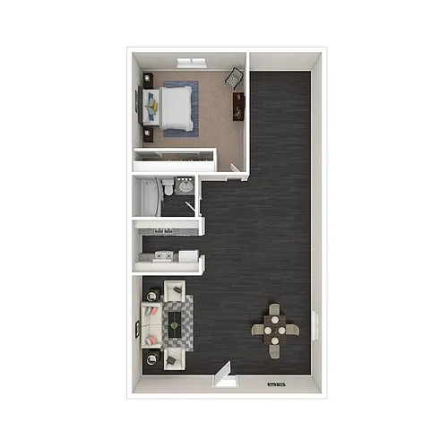 Floor plan One Bedroom