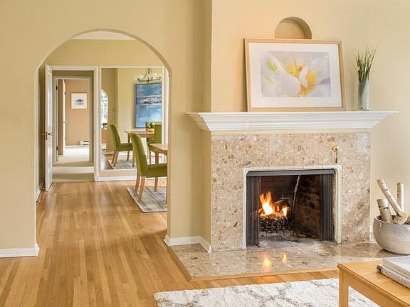Wood Burning Fireplace!