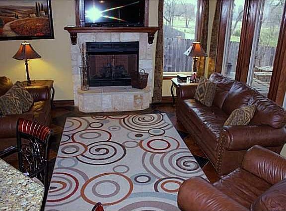 Living Room. Living room with fireplace