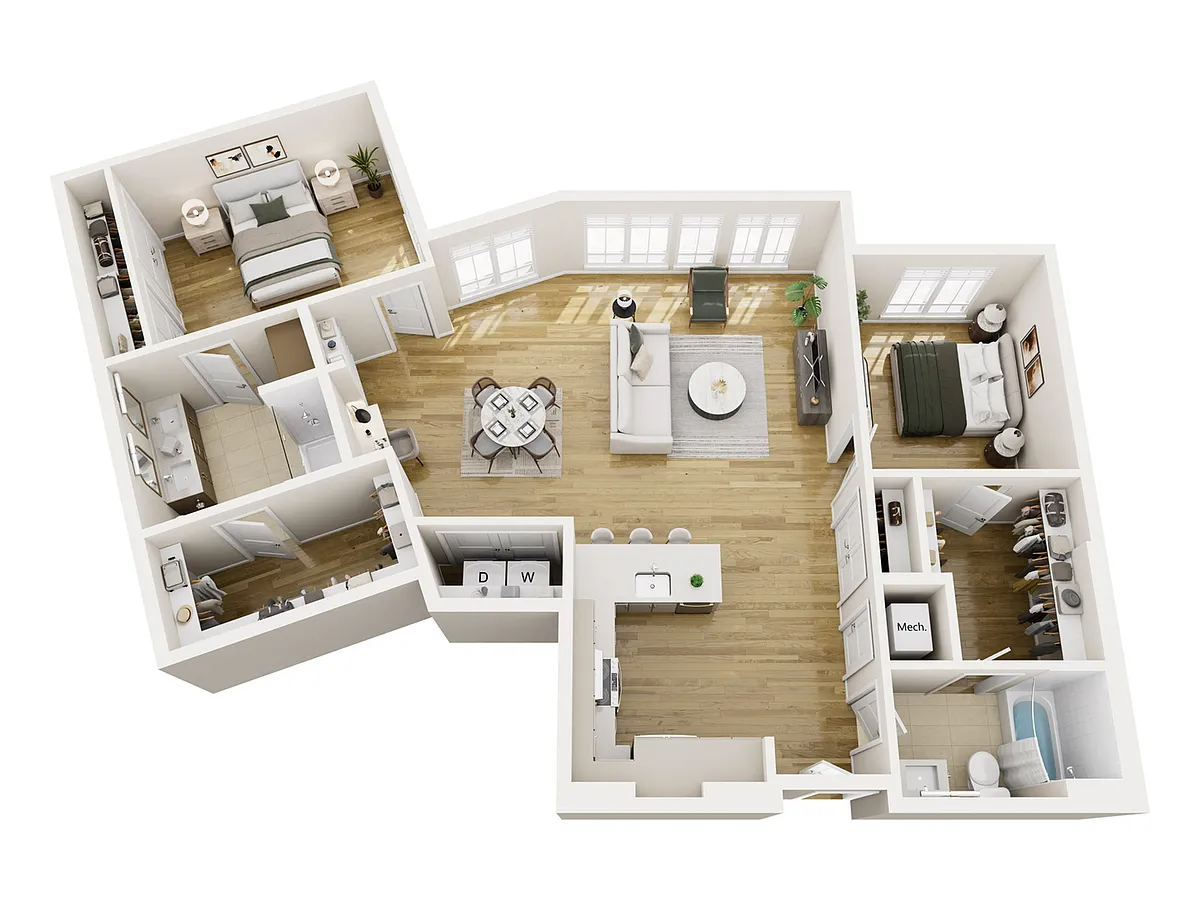 Floor plan B101