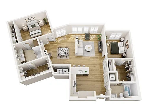 Floor plan B101