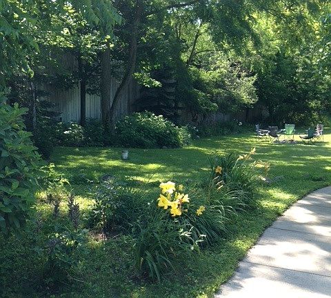 Relax around the fire pit