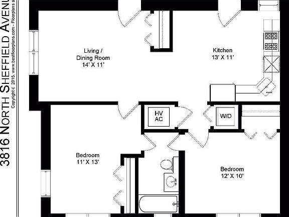 2nd image of 3816 N Sheffield Ave #1EH