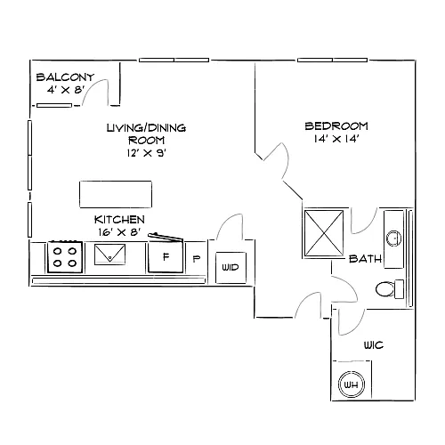 Floor plan Design 1G