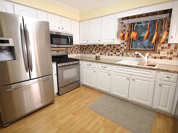 View of back yard from kit