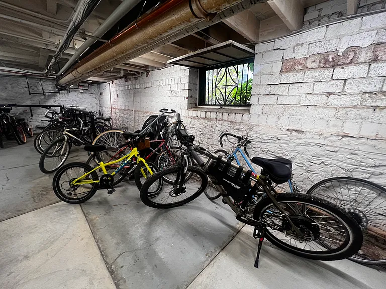 Bicycle parking available in laundry room.
