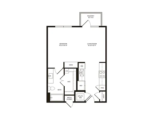 Floor plan S1-ADA