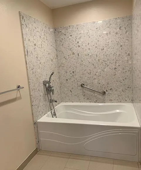 Master bathroom tub