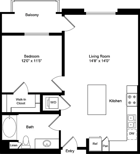 Floor plan A12