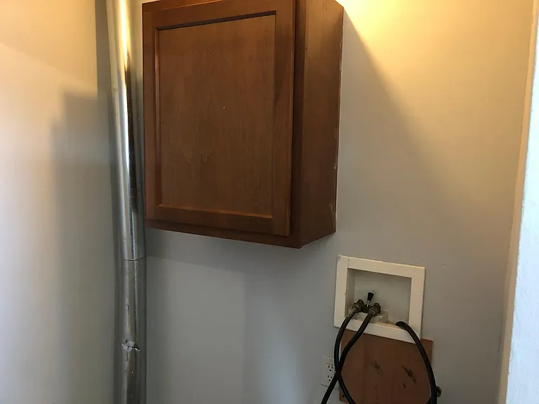 Washer dryer hookup