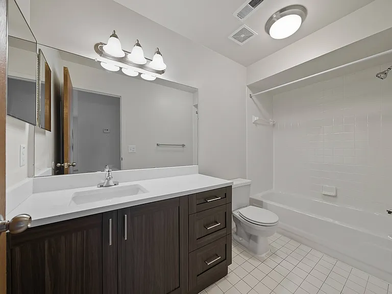 Spacious Bathroom at Franklin River Apartments in Southfield, MI