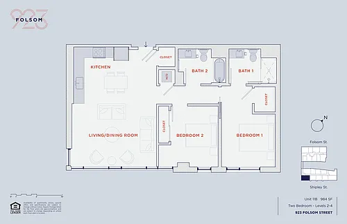 Floor plan B 13