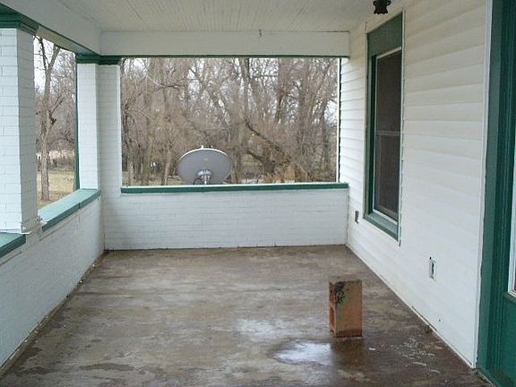 View of the front porch