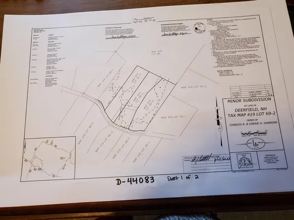 Tax Map 419 Middle Road Lot 69-2, Deerfield, NH 03037