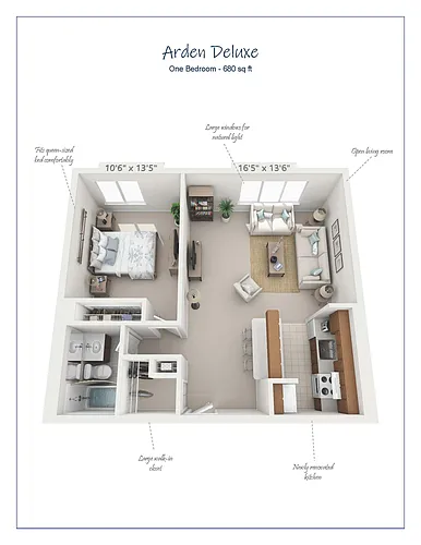 Floor plan Arden Deluxe