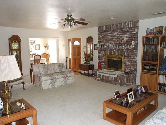 Living Room with Cozy Fireplace