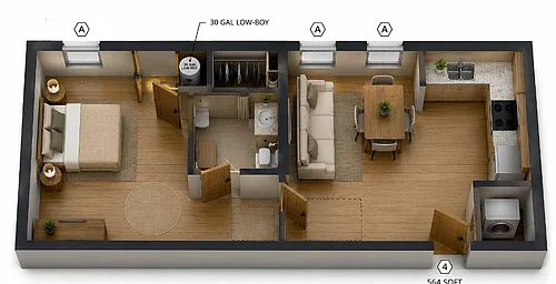 Floor plan The Mandarin