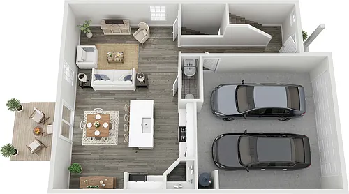 Floor plan The Sutton w/ Basement