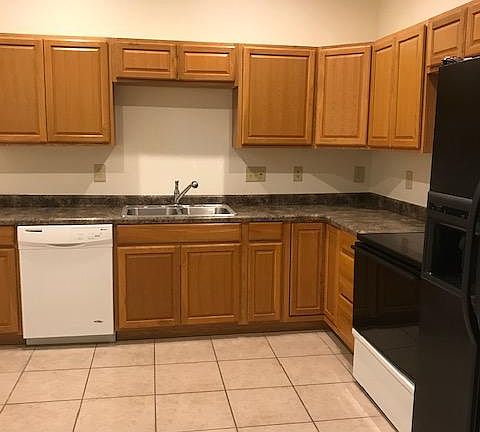 All new kitchen cabinets, walls, and flooring.