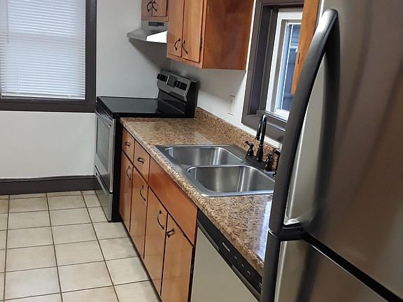 Looking at kitchen from entry door from outside/garage