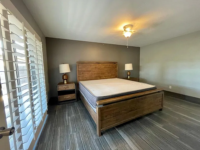 Master Bedroom. Bed has been removed.