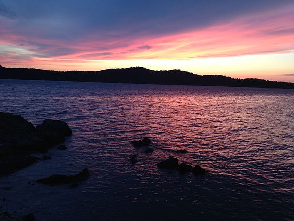 View from private beach facing Eastsound and Crescent Beach