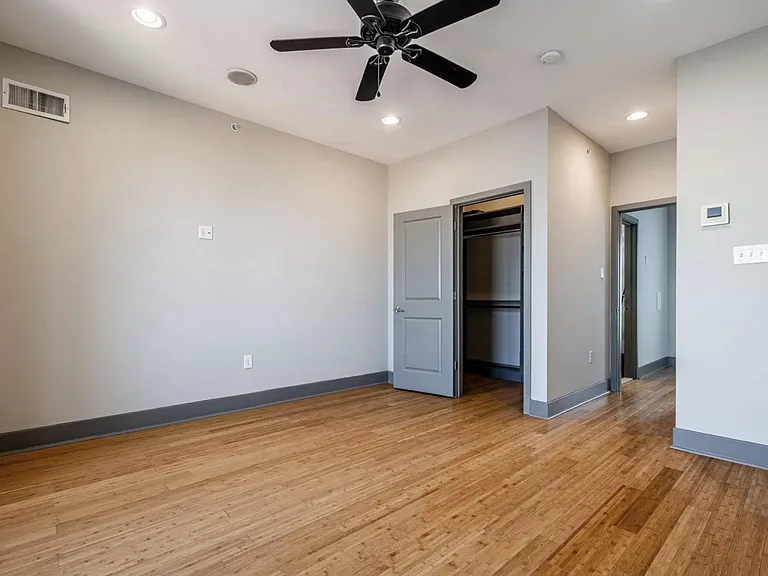 with built-in closet