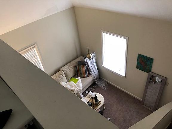 View from the loft to the den