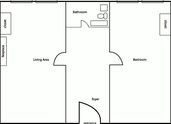 1BR/1BA Standard 1BR/1BA Standard