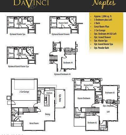 Davinci Naples Floorplan