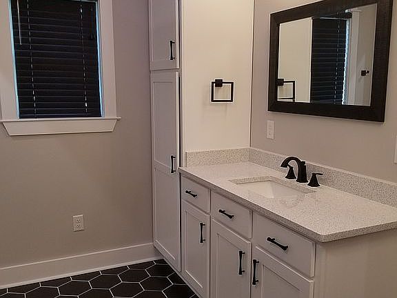 One of 2 sinks in master bath