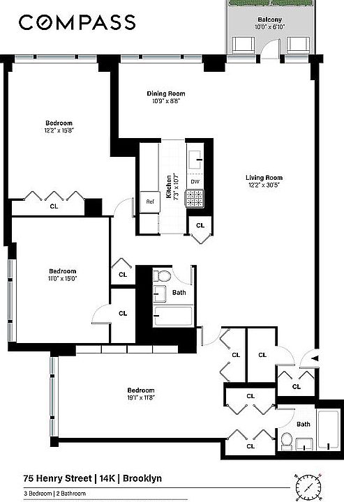2nd image of 75 Henry St APT 14K