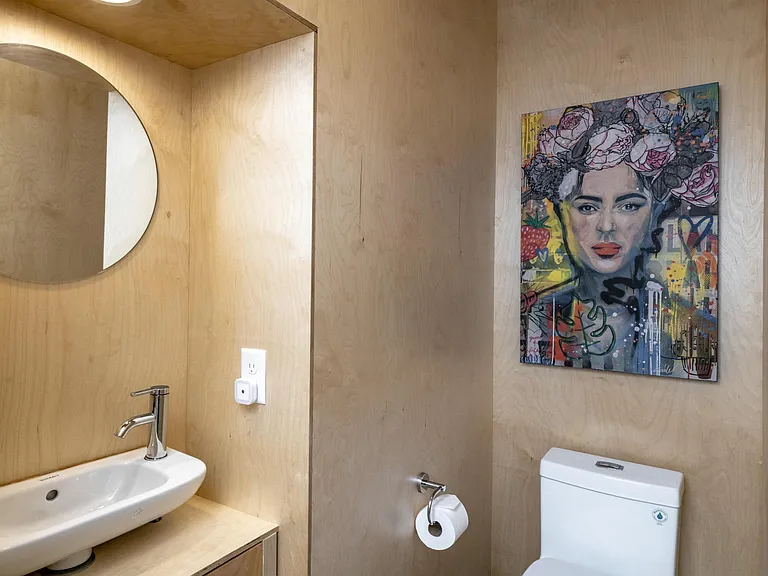 Downstairs half bath