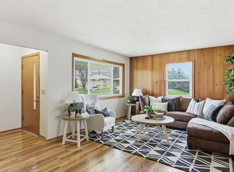 Living room and entrance