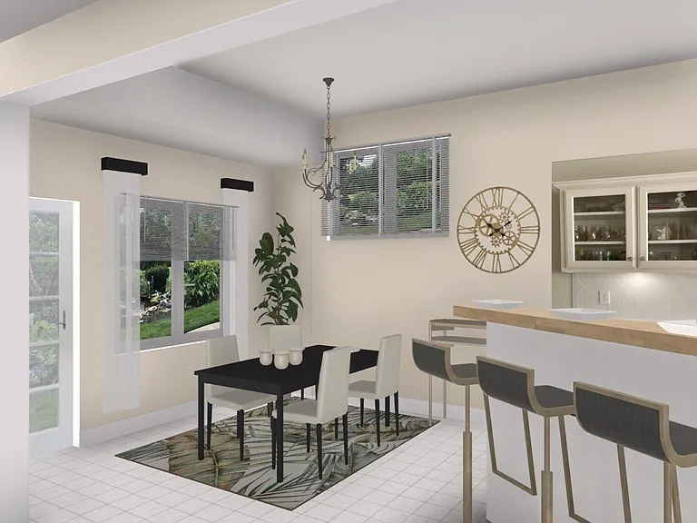 Breakfast bar and Dining Room