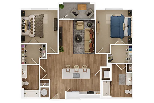 Floor plan 2C-ANSI
